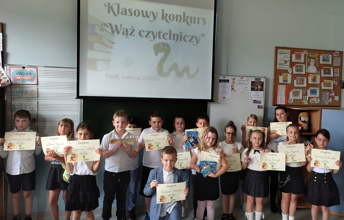 Wąż czytelniczy kl.2a